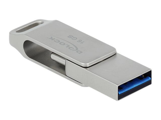 Delock USB-Flash-Laufwerk 64 GB USB-C/Typ-A USB 3.2 Gen 1
