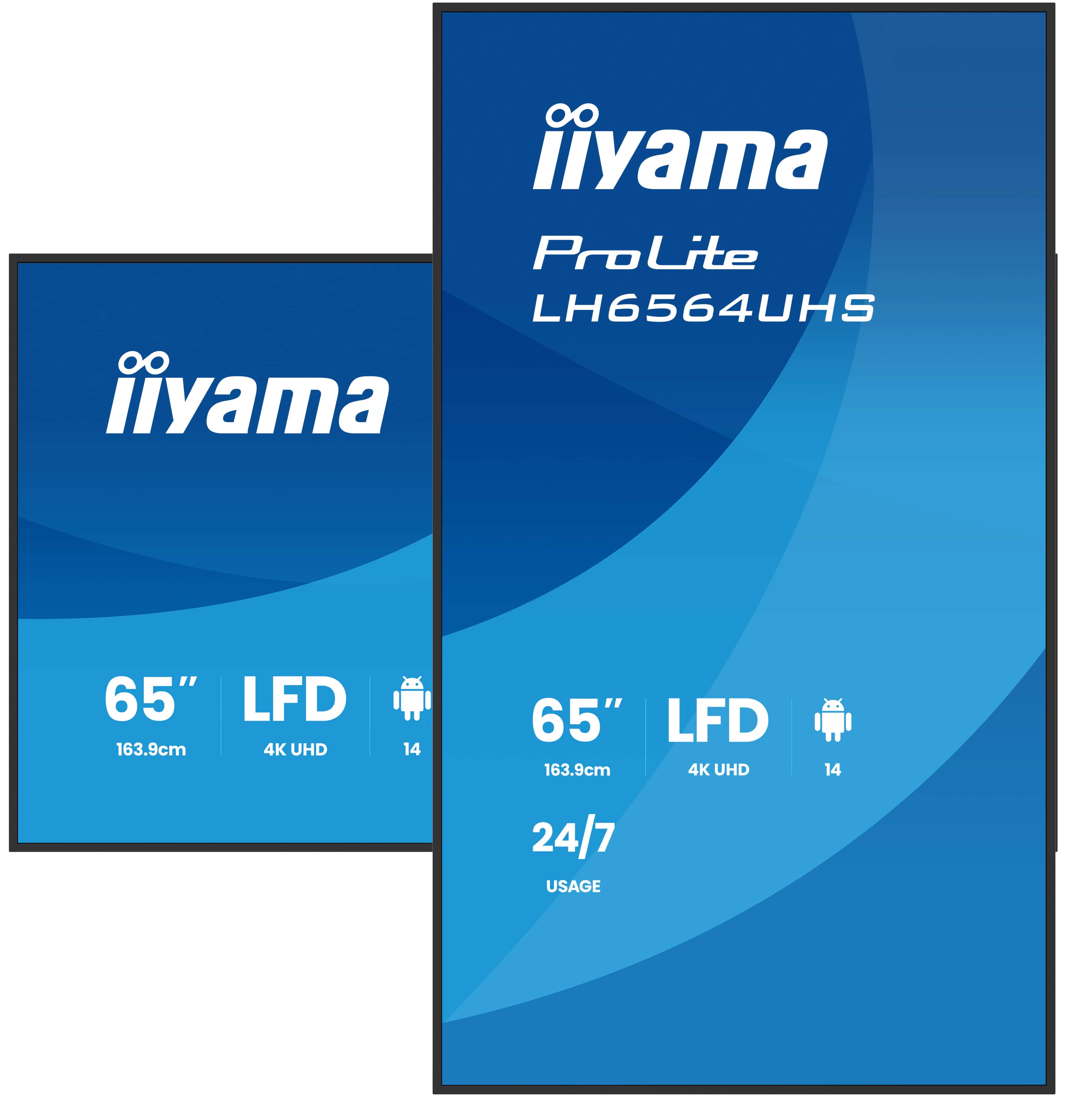 Iiyama ProLite LH6564UHS-B1AG 65 Zoll 4K USB-C