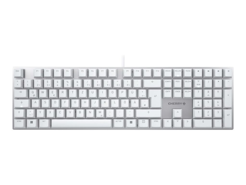 Cherry KC 200 MX Tastatur USB QWERTZ Silent Red