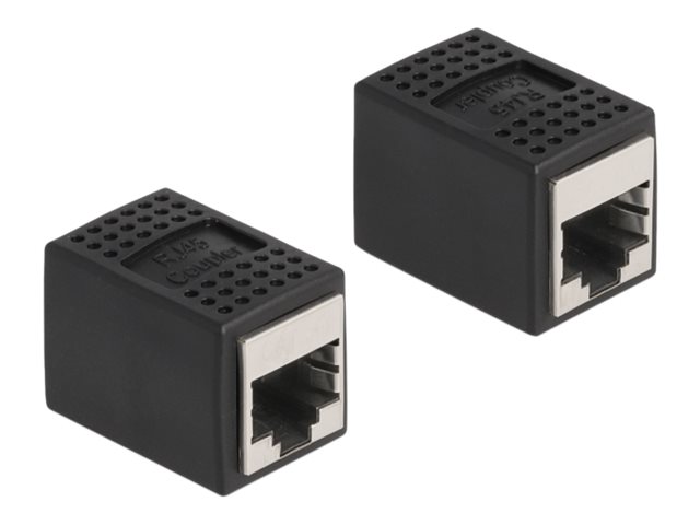 Delock Netzwerkkoppler RJ45 Cat.6A Buchse zu Buchse