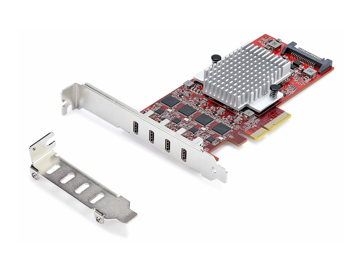 StarTech.com 4-Port USB Type-C PCIe Card USB-C 10Gb 4x Controllers