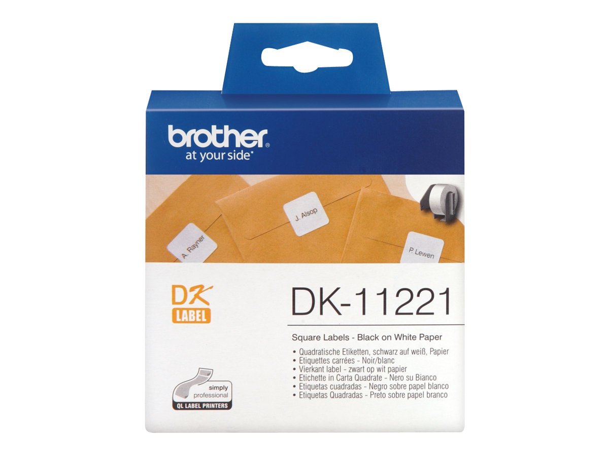Brother DK-11221 Einzeletiketten 23 x 23 mm