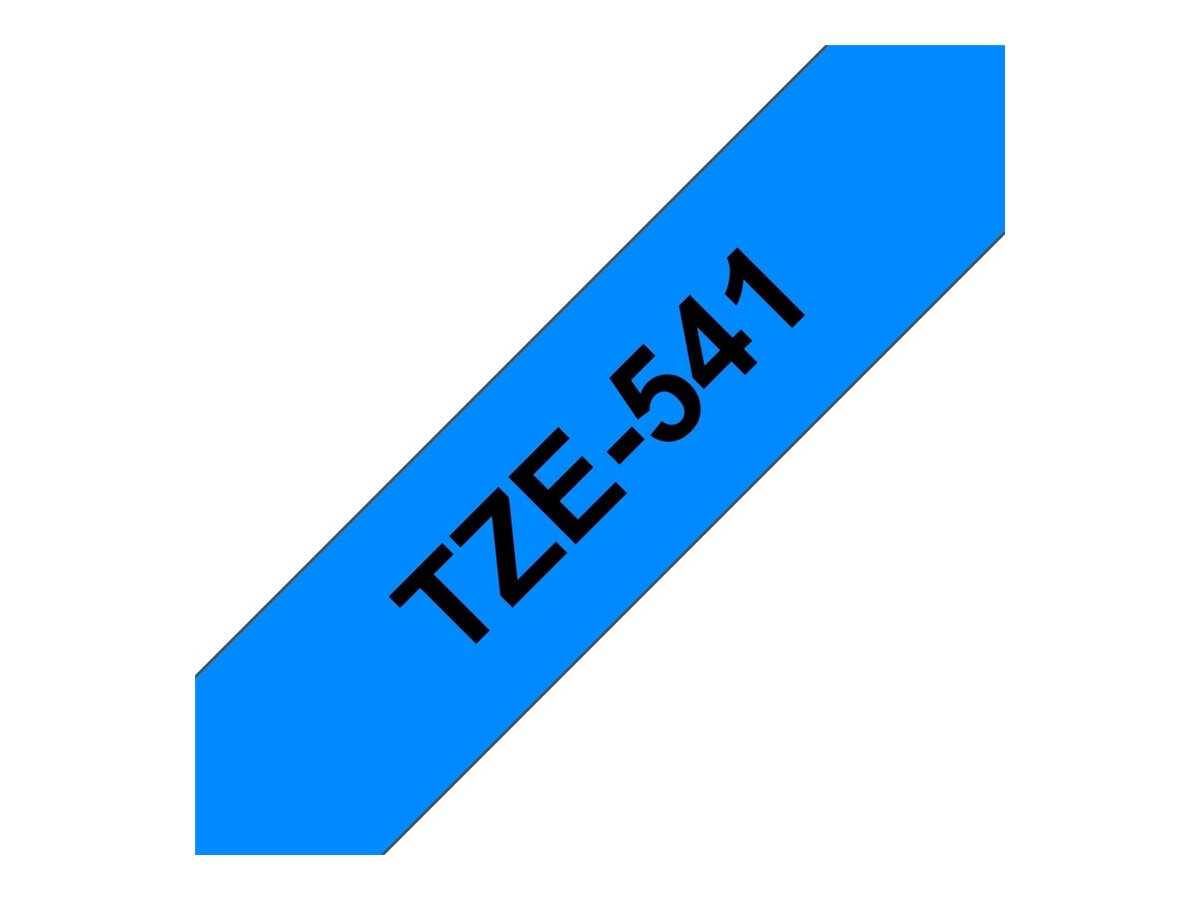 Brother TZe-541 18mm Schwarz auf Blau