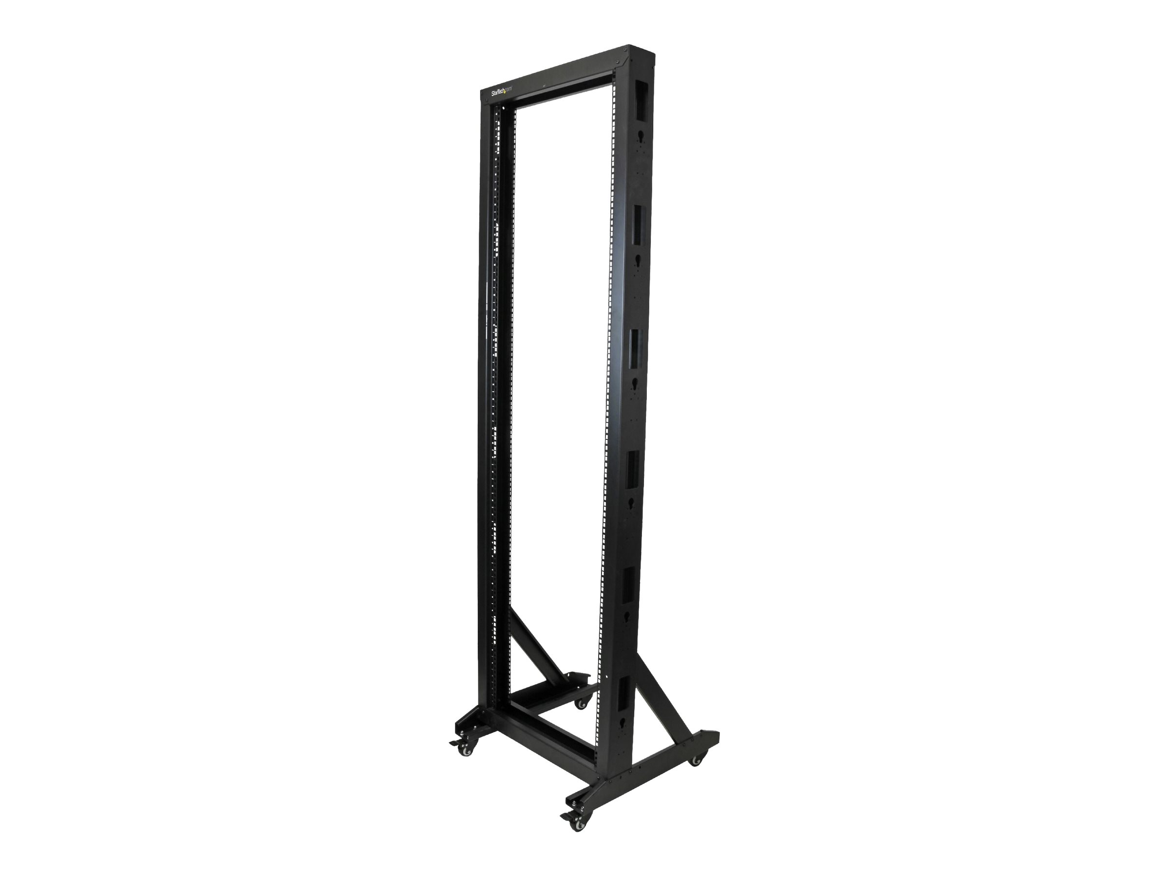 StarTech.com 2 Post Server Rack 42HE mit Rollen stabile Stahl konstruktion