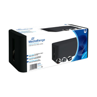 MediaRange Kabelbox medium schwarz