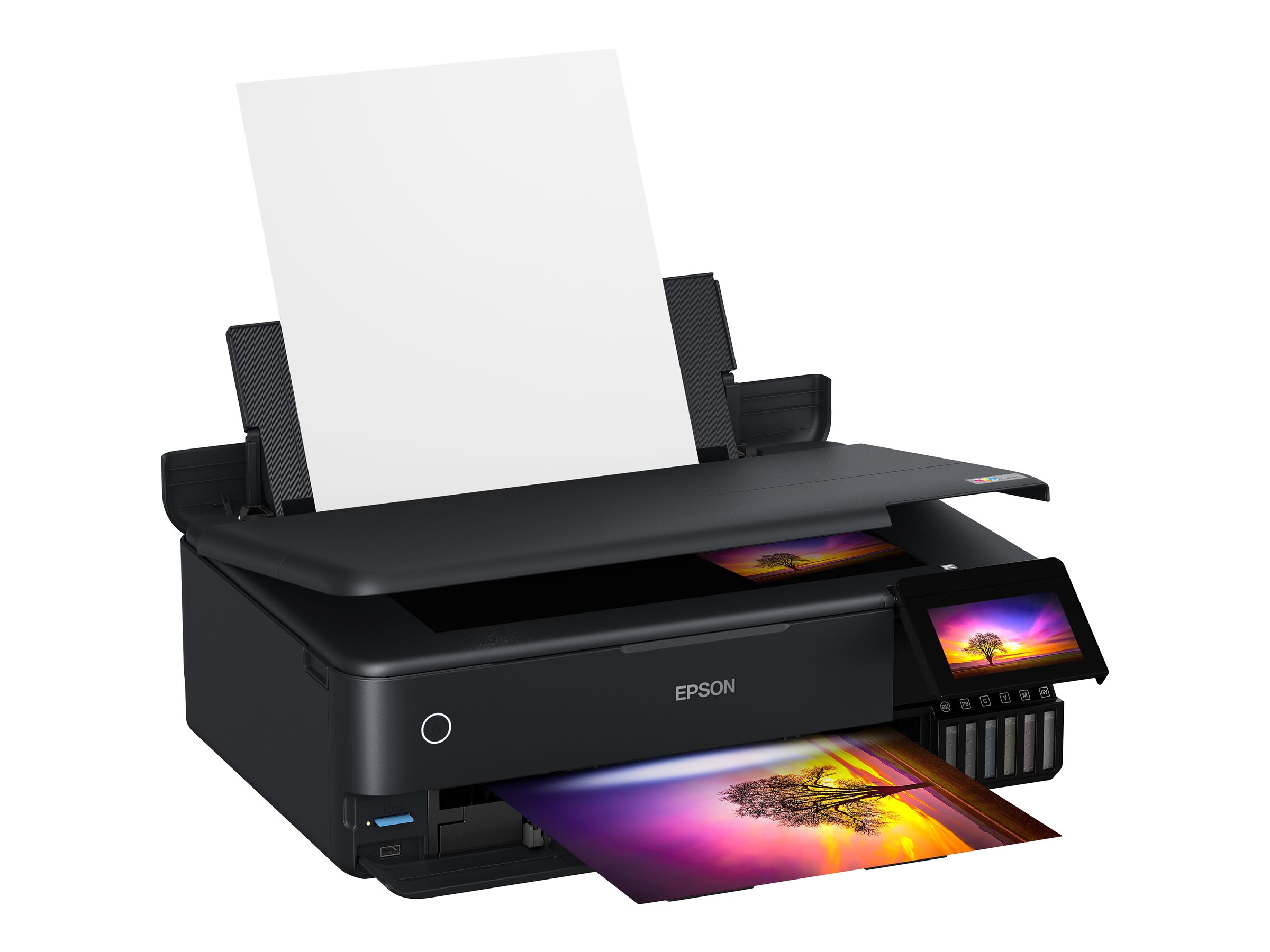 EPSON EcoTank ET8550 3 in 1 TintenstrahlMultifunktionsdrucker schwarz