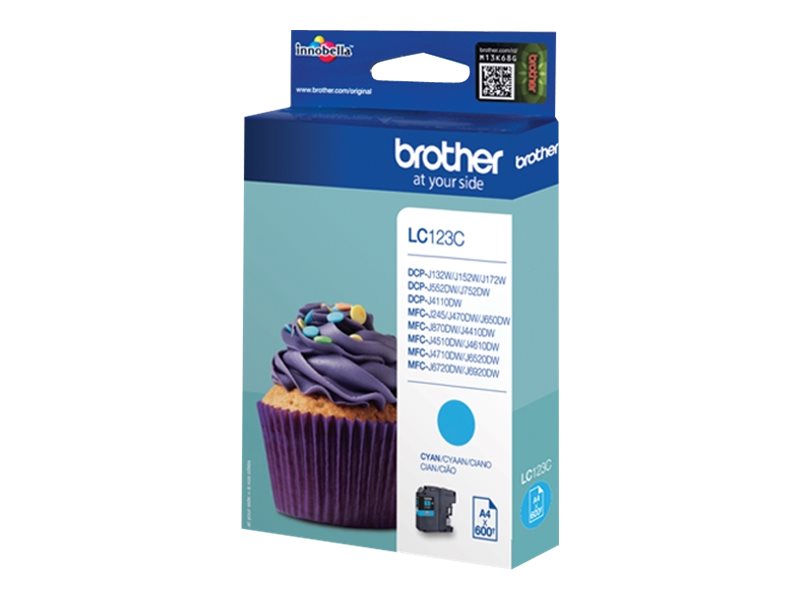Brother Tintenpatrone LC-123C Cyan