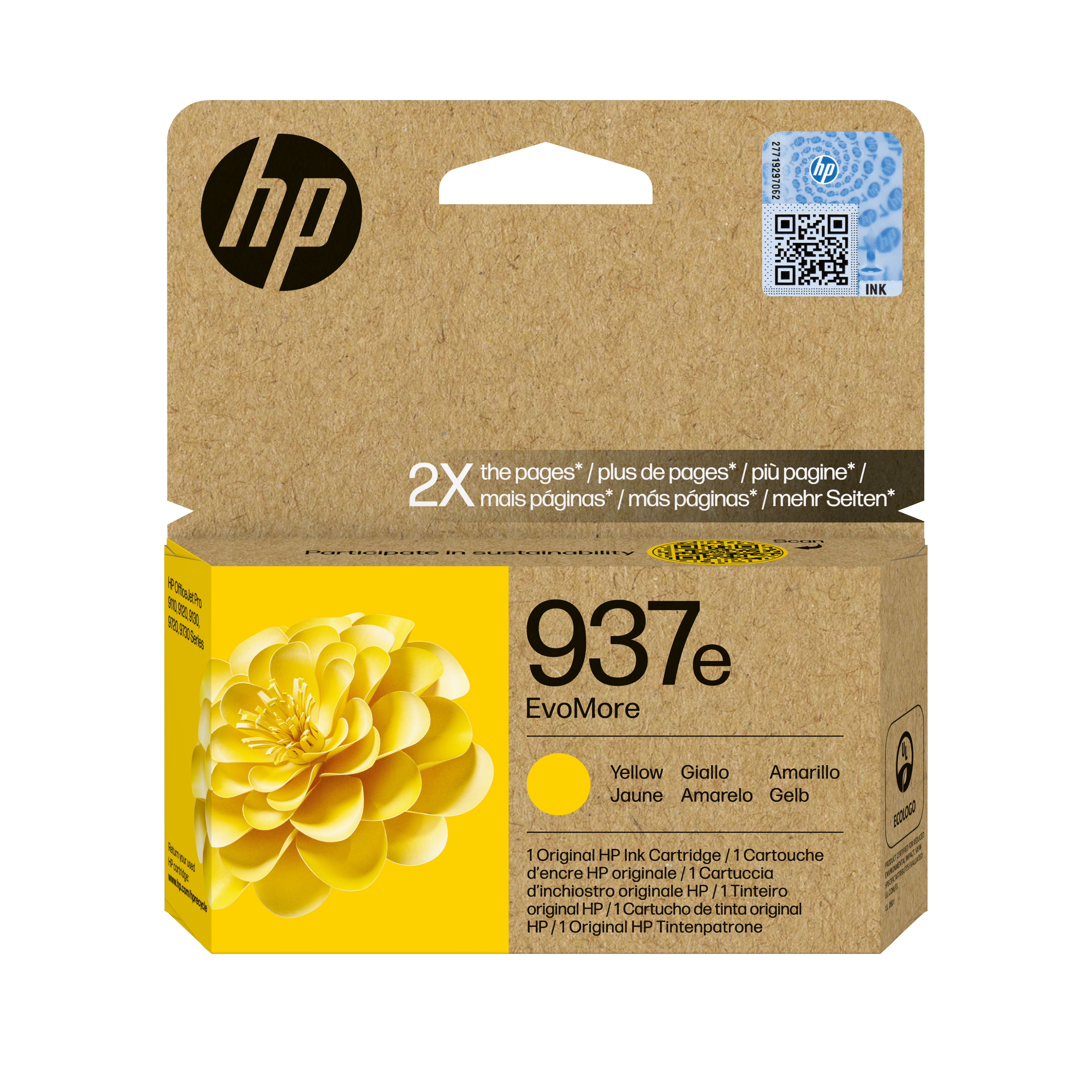 HP 937e EvoMore Gelb