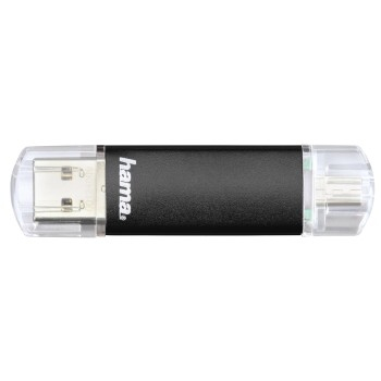 Hama FlashPen Laeta Twin schwarz 16 GB
