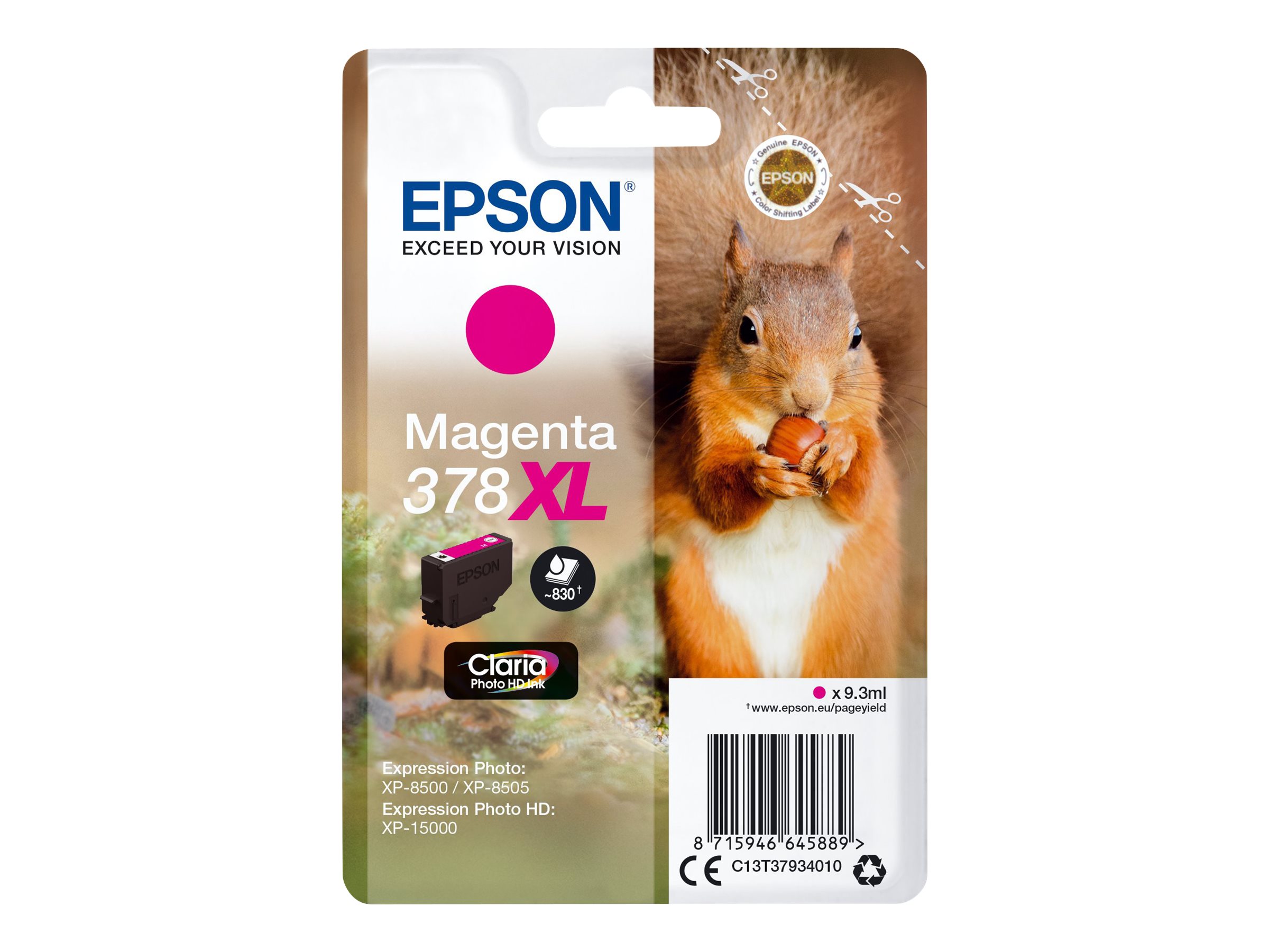 EPSON 378XLT37934 magenta Druckerpatrone