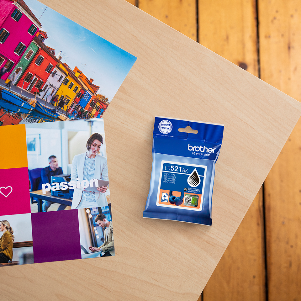 Brother LC521BK Schwarz original