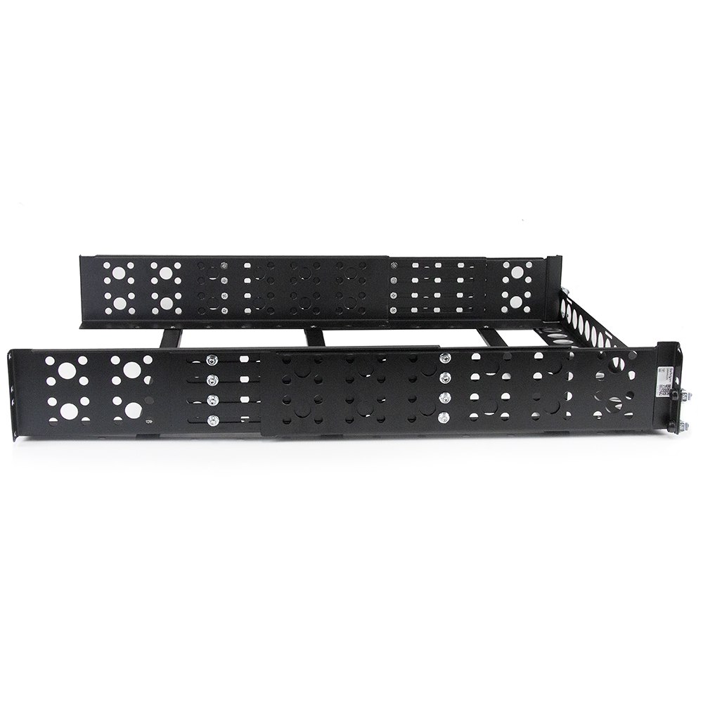STARTECHCOM 2 HE Universal Server Rack Schienen TAAkonforme Server Montageschienen mit einstellbarer Tiefe 48,26cm 19Zoll