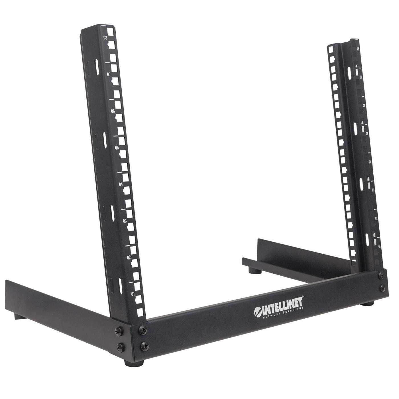 Intellinet Desktop-Laborgestell 8HE 2-Pfosten schwarz