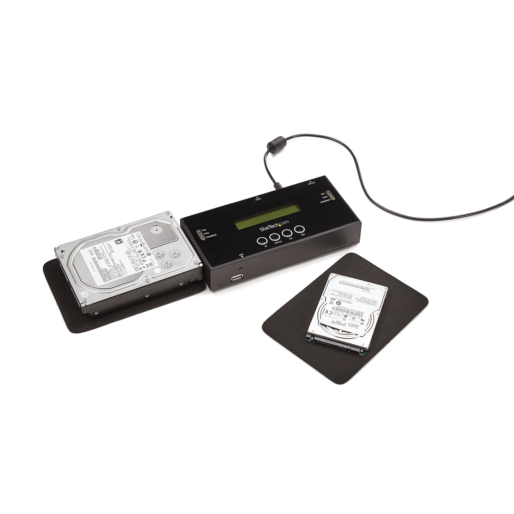 StarTech.com 1:1 Festplatten Duplizierer und Löscher 2,5-3,5 Zoll SATA/SAS