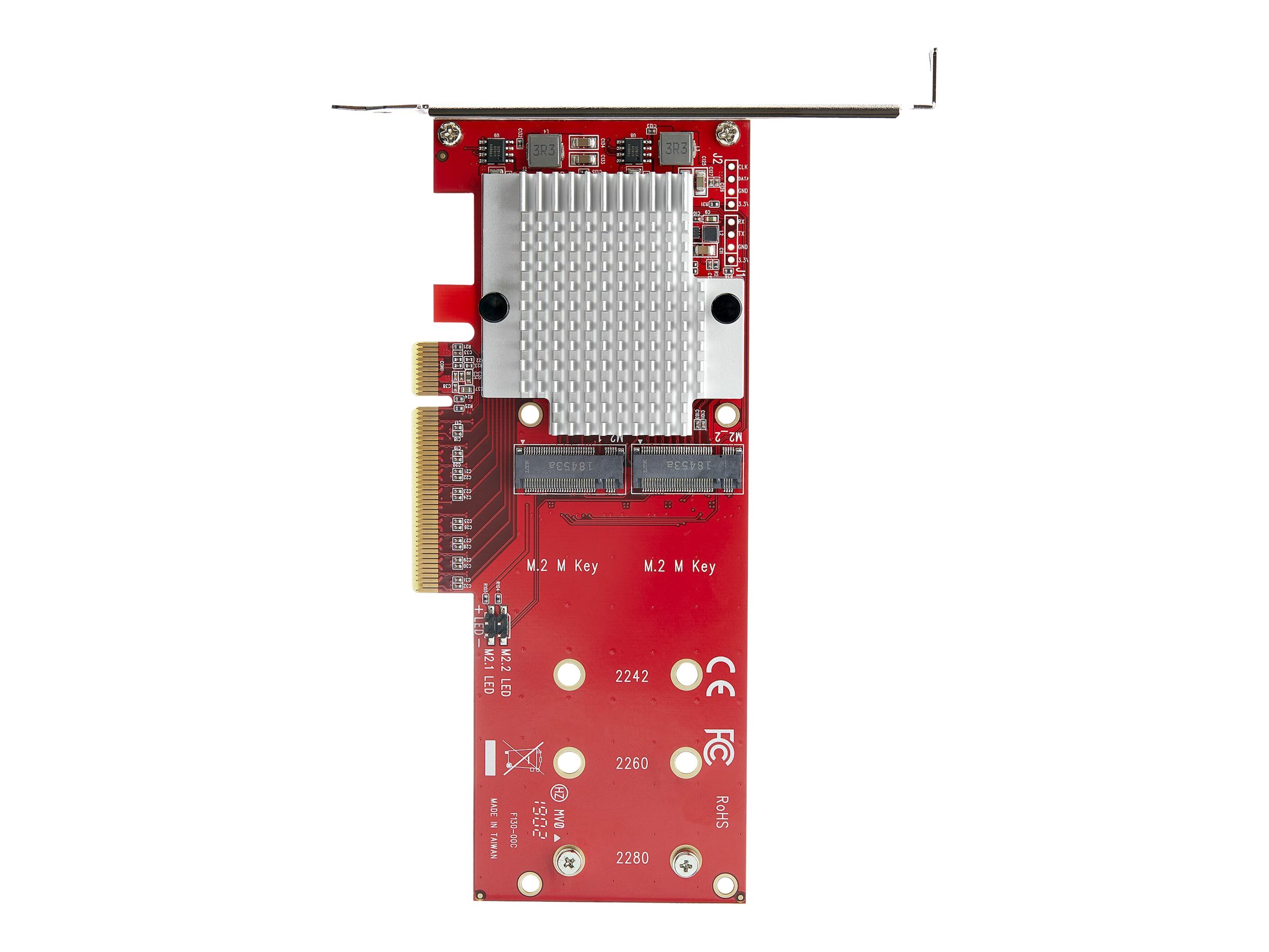 StarTech.com PEX8M2E2 Dual M.2 PCIe SSD Adapter x8/x16