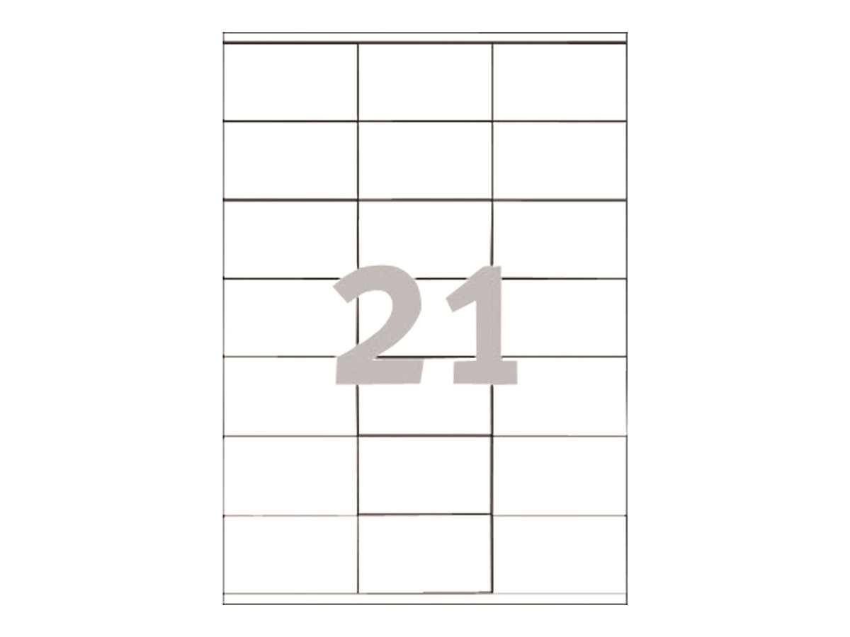 2100 AVERY Zweckform Etiketten 3481 weiss 70,0 x 41,0 mm