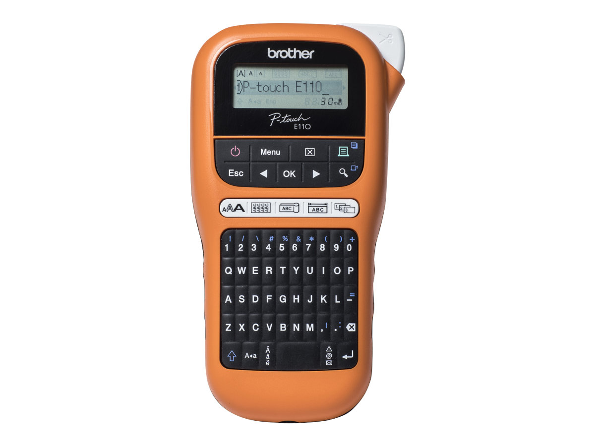 Brother P-Touch PT-E110VP Beschriftungsgerät Rolle 1,2 cm