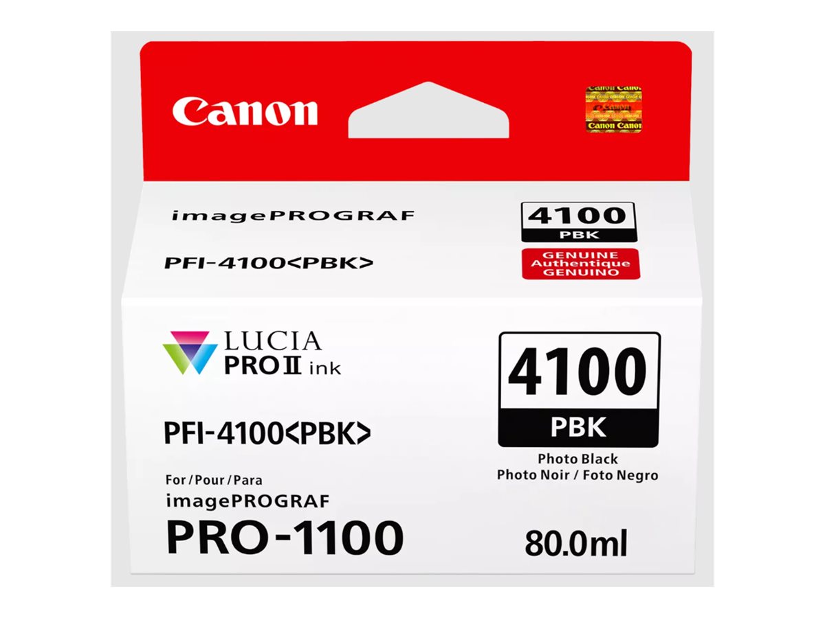 Canon PFI-4100 PBK Photo schwarz 80 ml