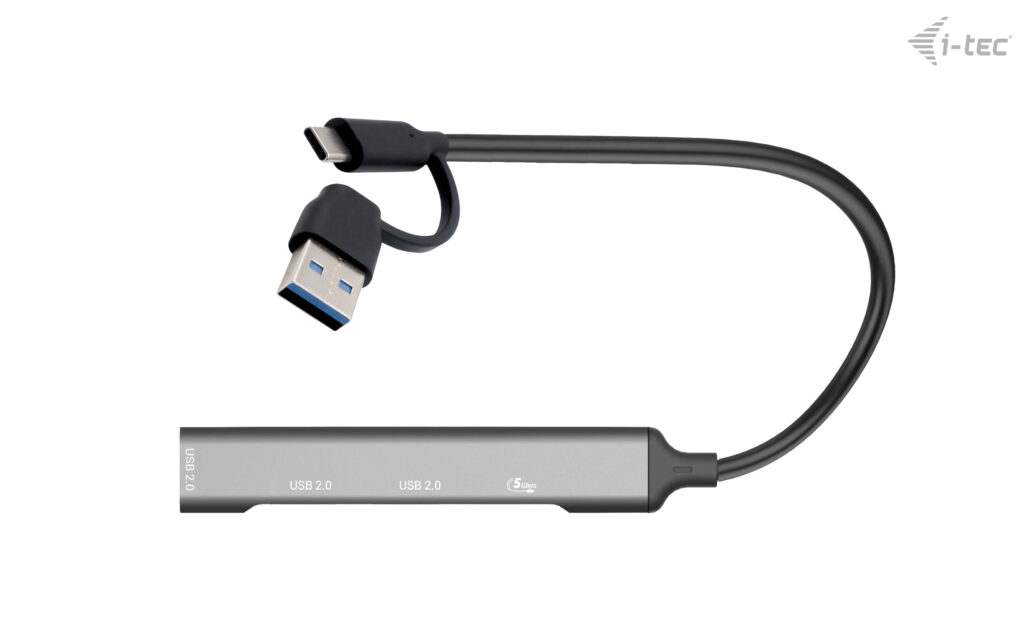 i-tec Hub USB-C/USB-A Metall 4 Port