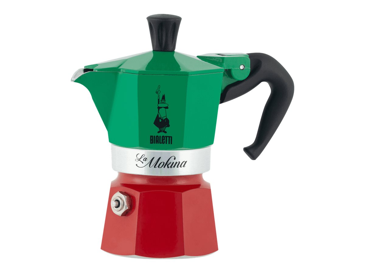 Bialetti La Mokina Italia Tricolore grün