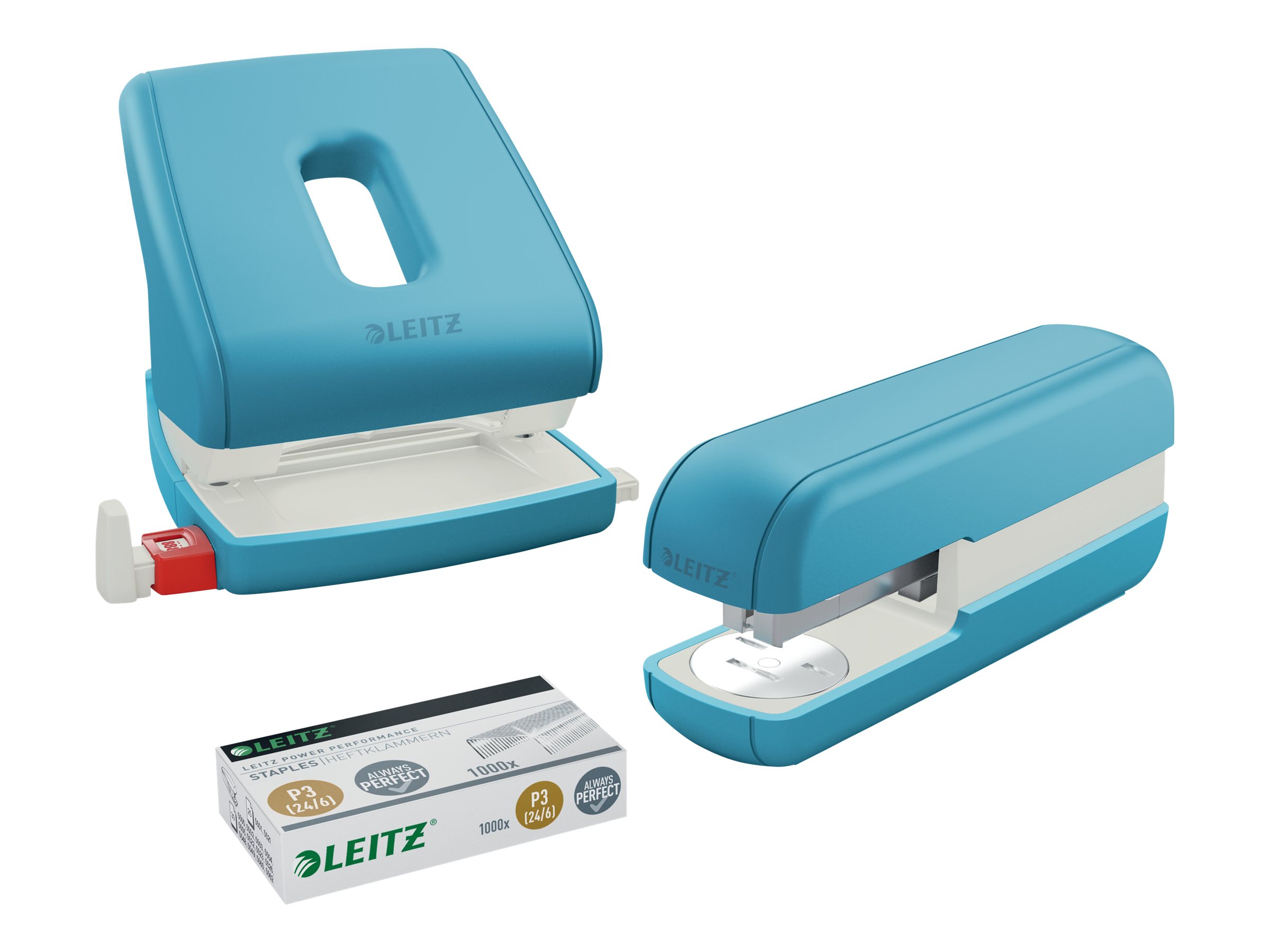 Esselte Leitz Cosy Heftgerät blau 30 Blätter / 3 mm