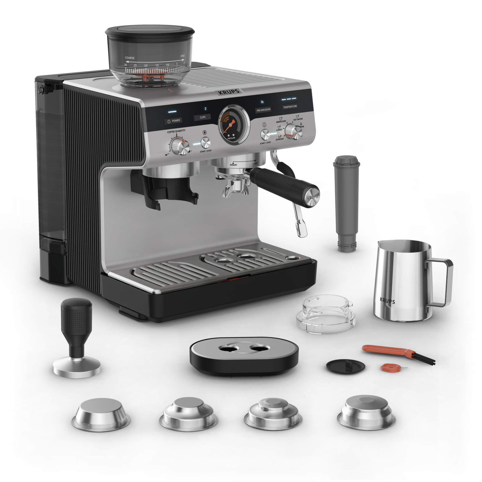 Krups Precision XP801T Siebträgermaschine