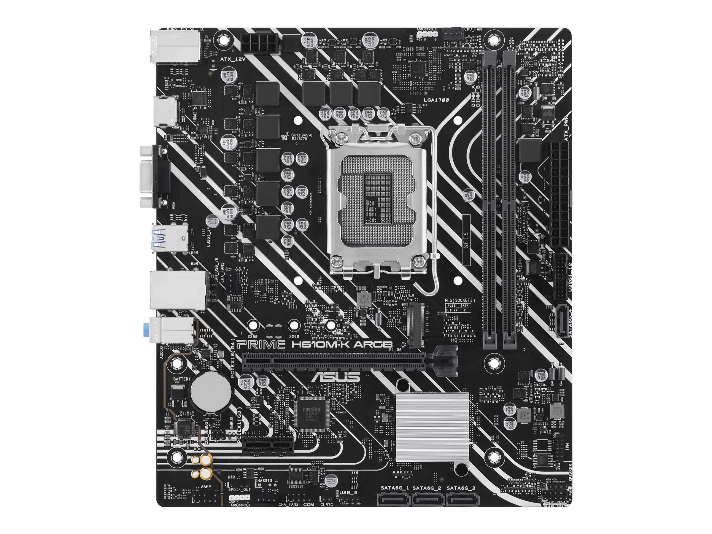 ASUS PRIME H610M-K ARGB Micro-ATX