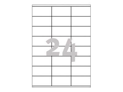 2400 AVERY Zweckform Etiketten 3475 weiss 70,0 x 36,0 mm