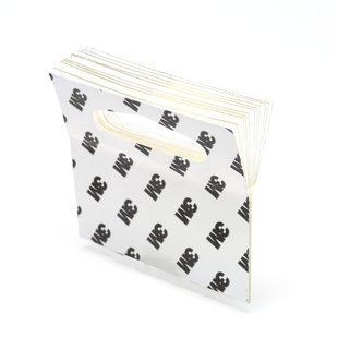 3M Hang Tabs 1075 Transparent Quadratisch Polyester