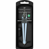 Faber-Castell Grip Zirkel sky blue Schnellverstellung