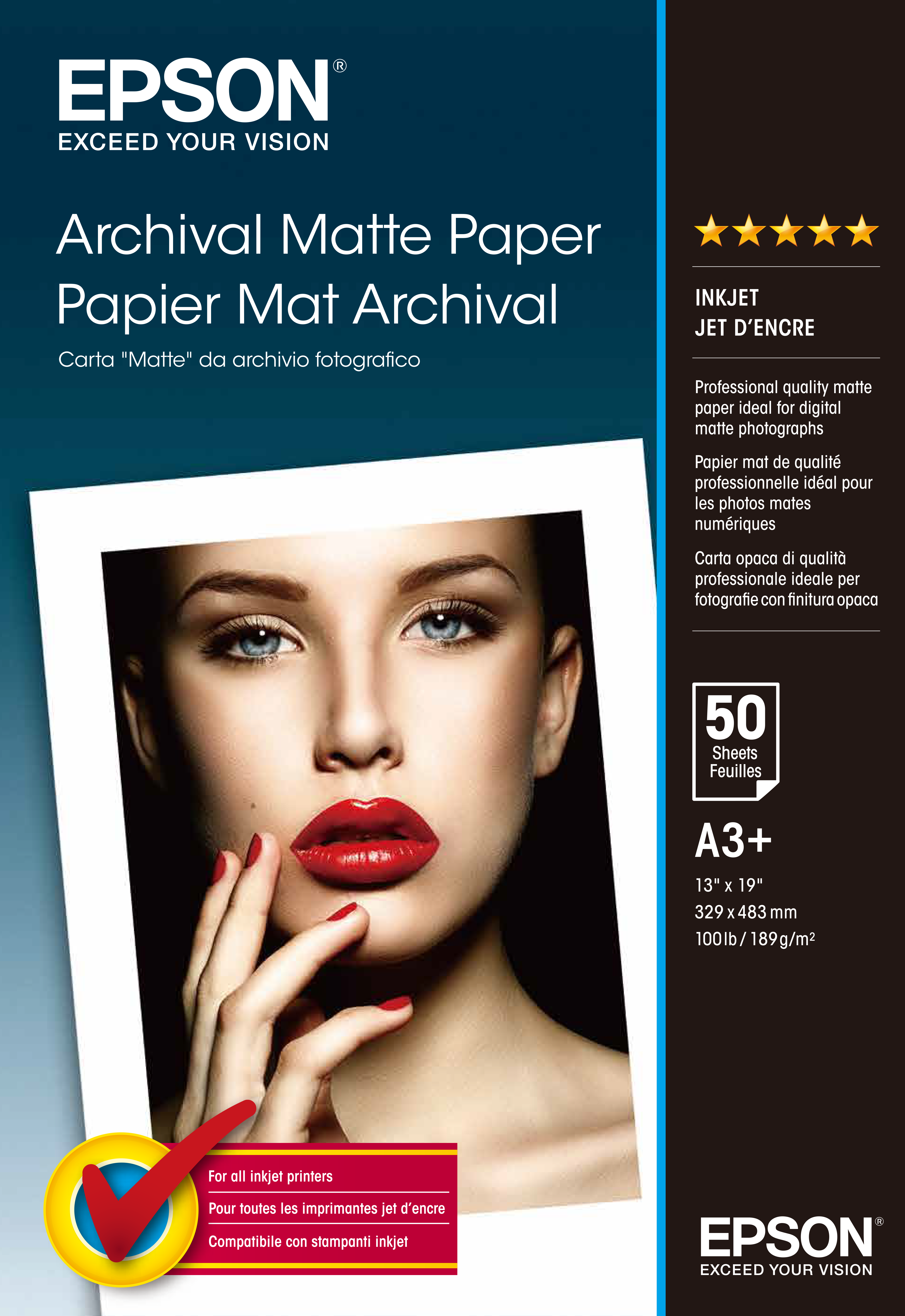 C13S041340 EPSON Archival Papier