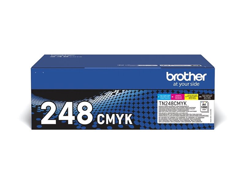 Brother TN248VAL Multipack Schwarz-Gelb-Cyan-Magenta