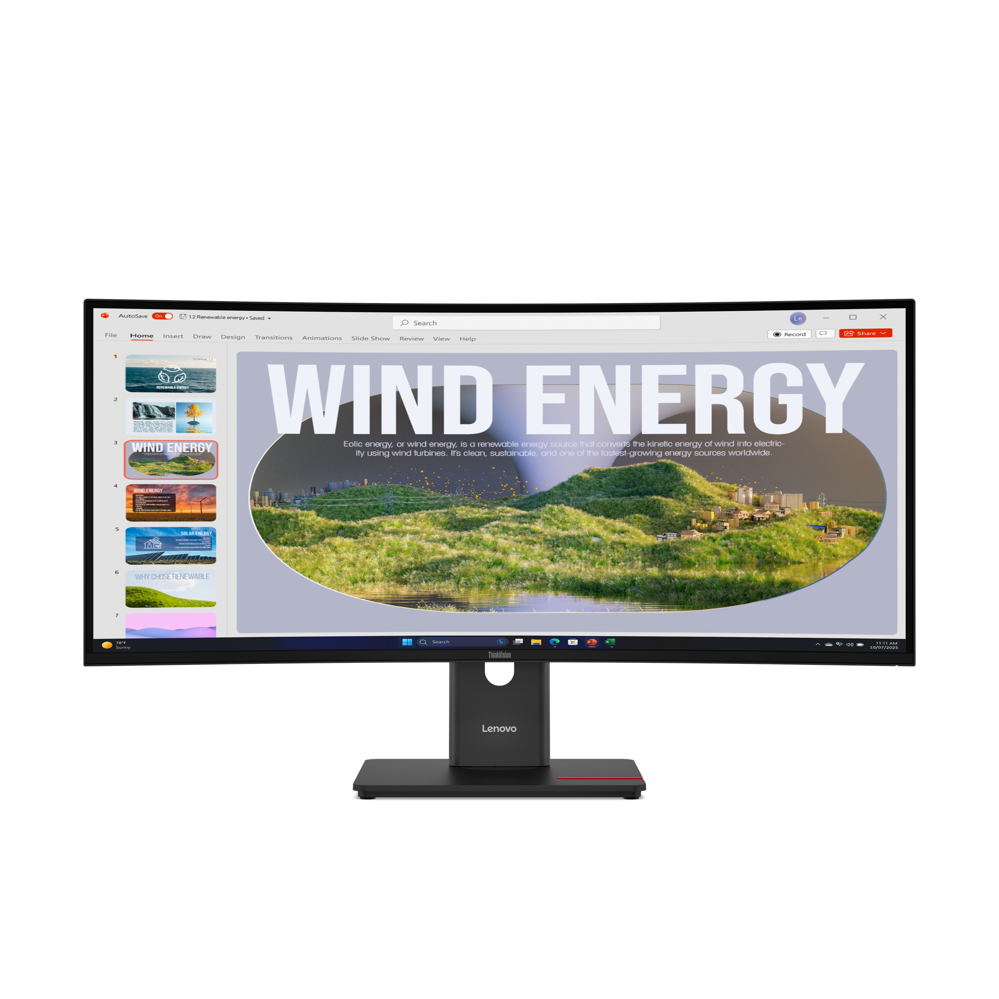 Lenovo ThinkVision T34WD-40 WQHD USB-C 34