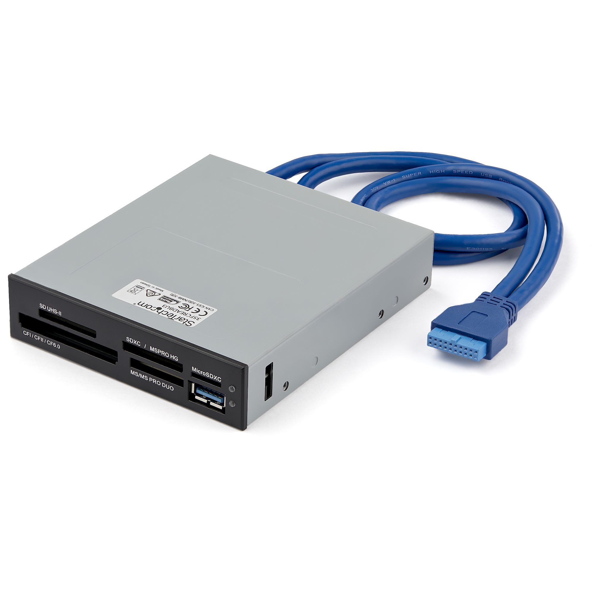 StarTech.com USB 3.0 Kartenleser UHS‑II 3,5 Zoll