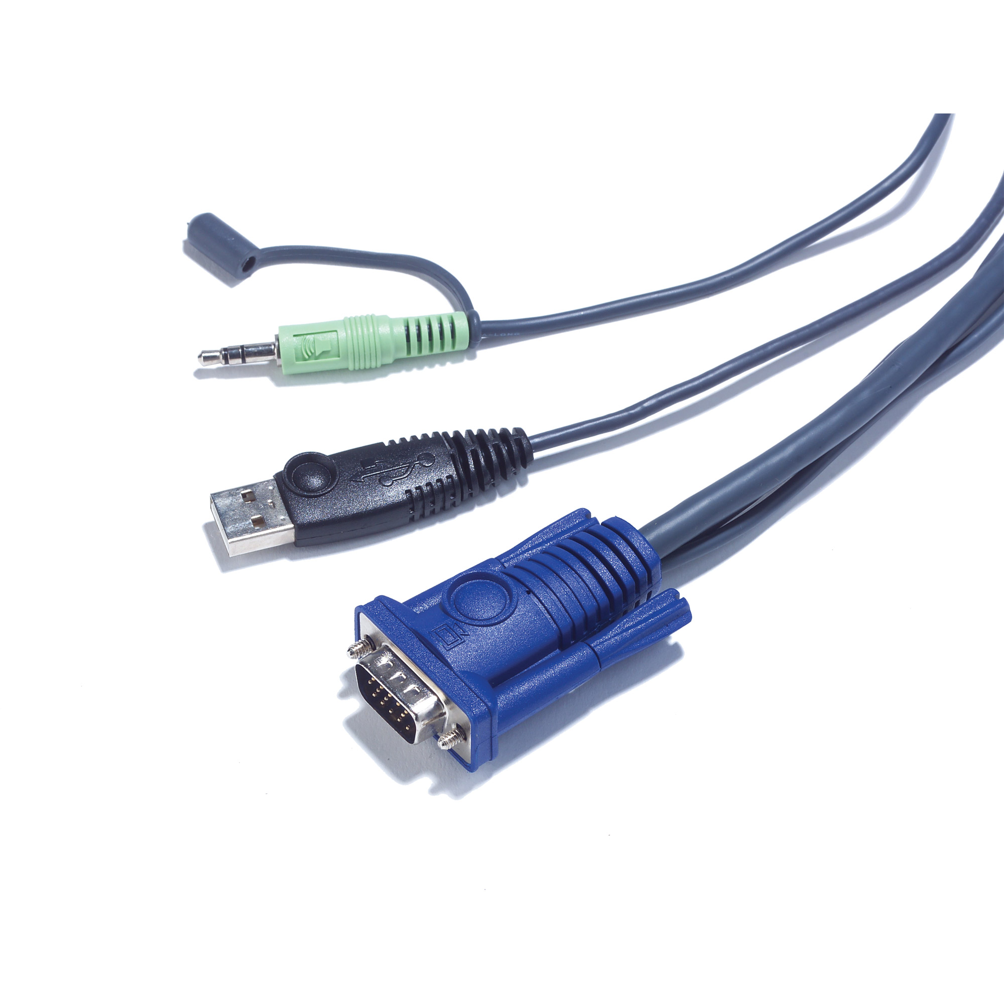 ATEN Petite CS64US KVM-Audio-USB-Switch 4 Anschlüsse