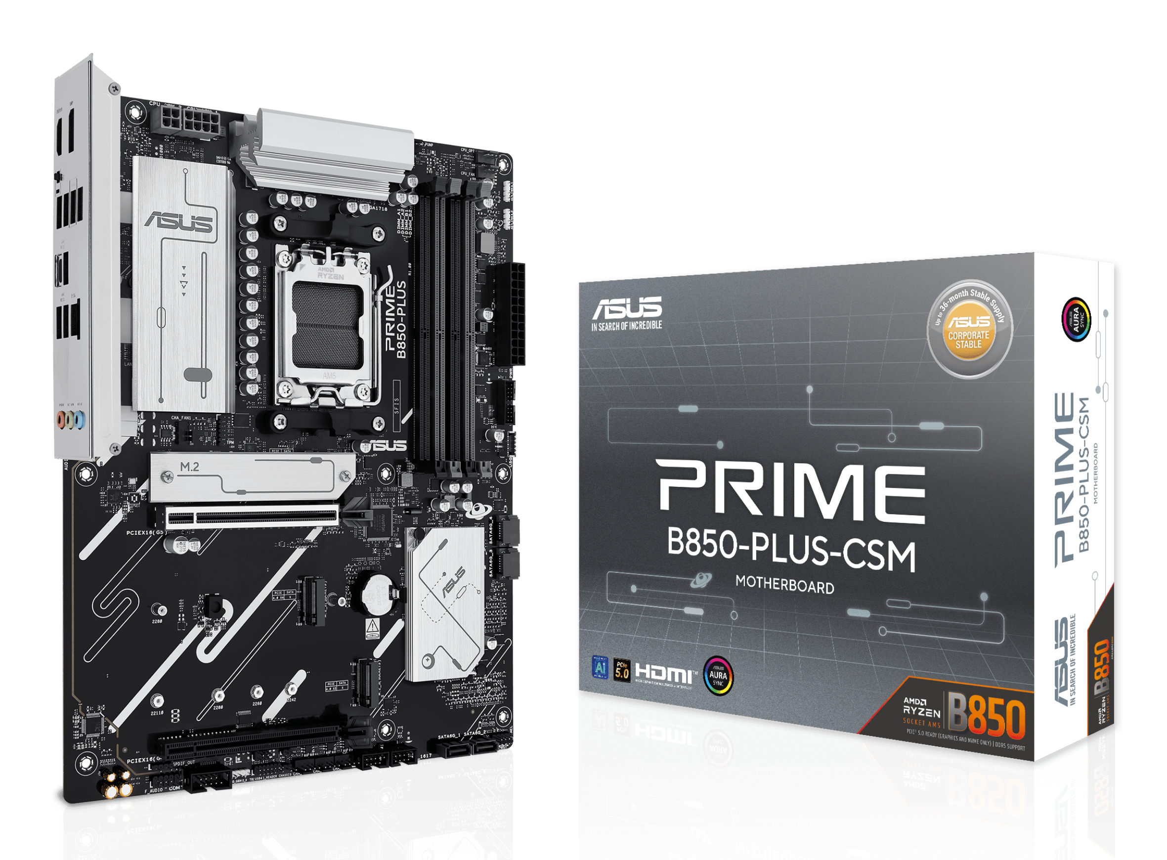 ASUS PRIME B850-PLUS CSM ATX AMD B850 Gigabit LAN