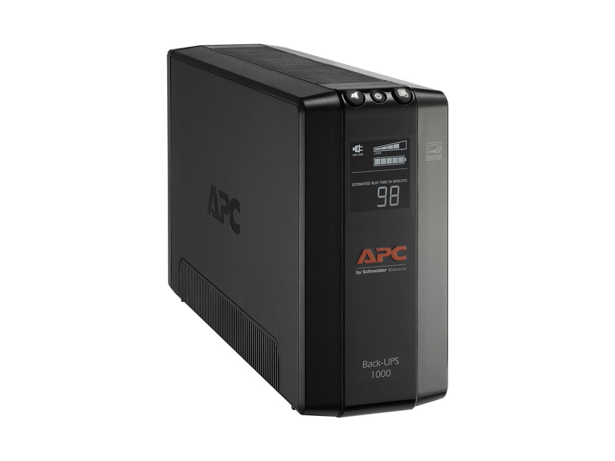 APC Back‑UPS Pro BX1000M 8 Outlets AVR LCD Interface