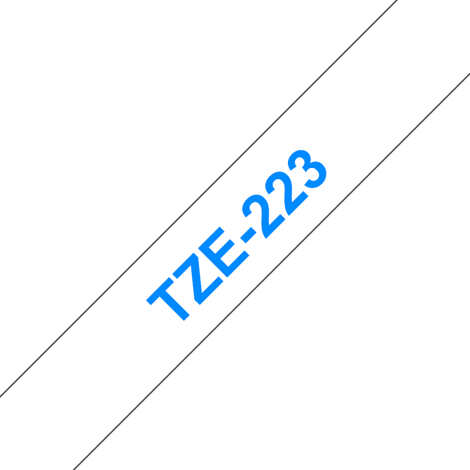 Brother TZe-223 9 mm blau/weiß