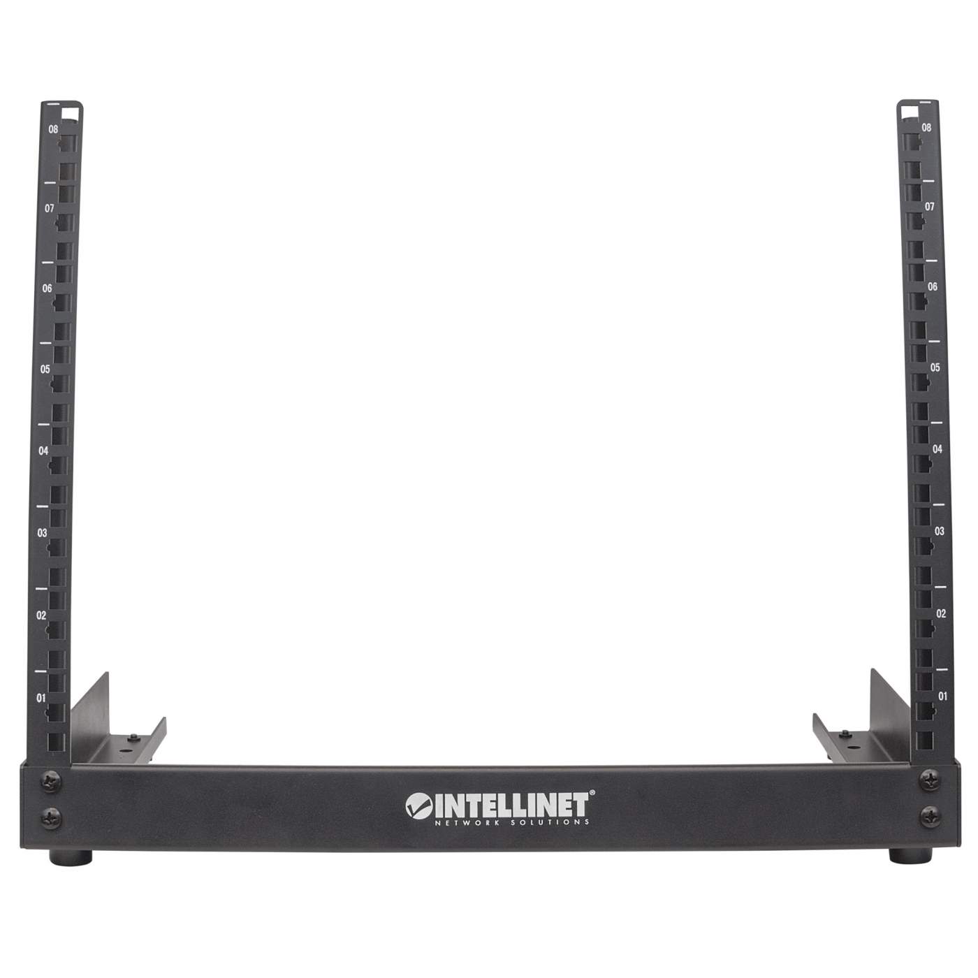Intellinet Desktop-Laborgestell 8HE 2-Pfosten schwarz
