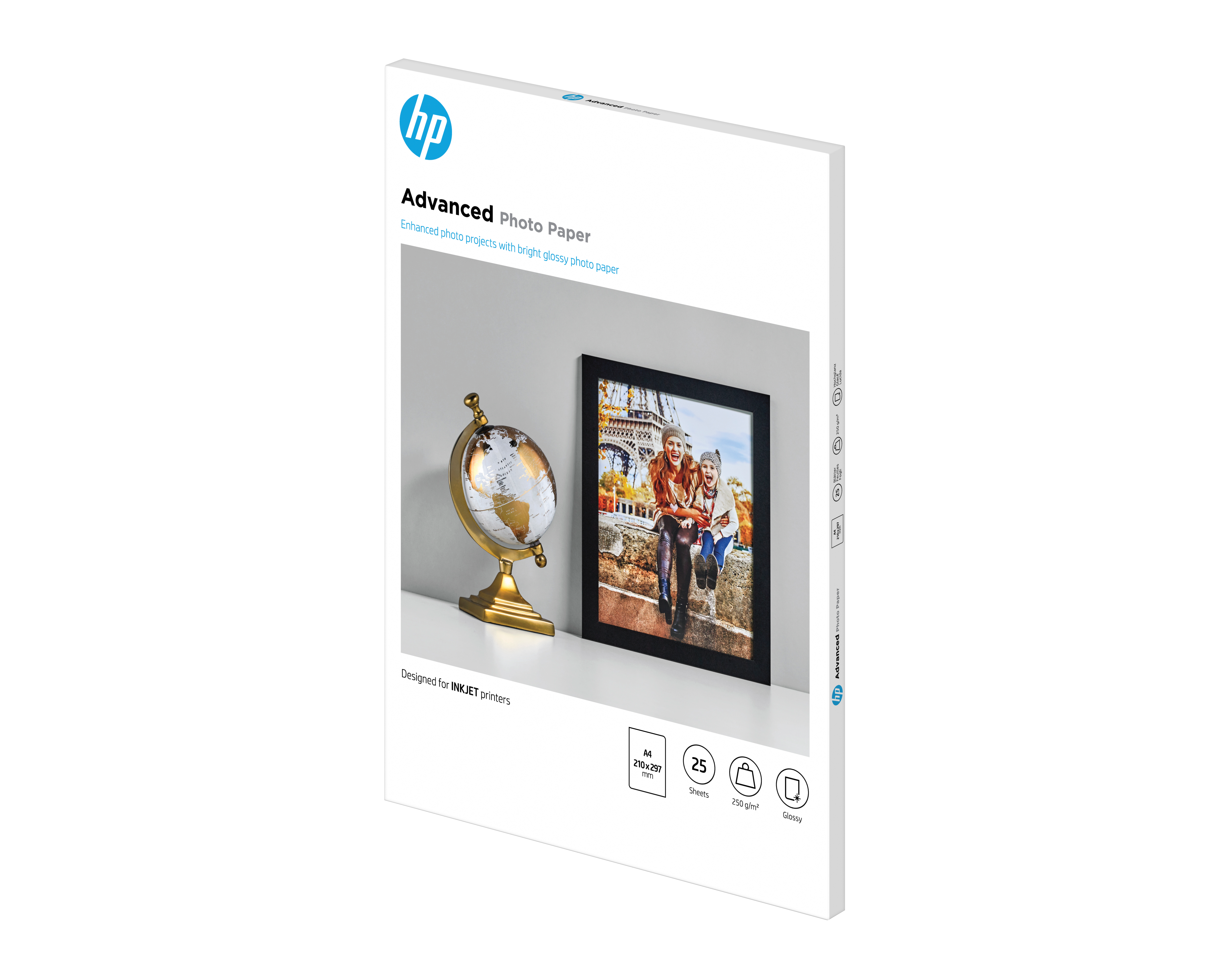 HP Fotopapier Q5456A A4 glänzend