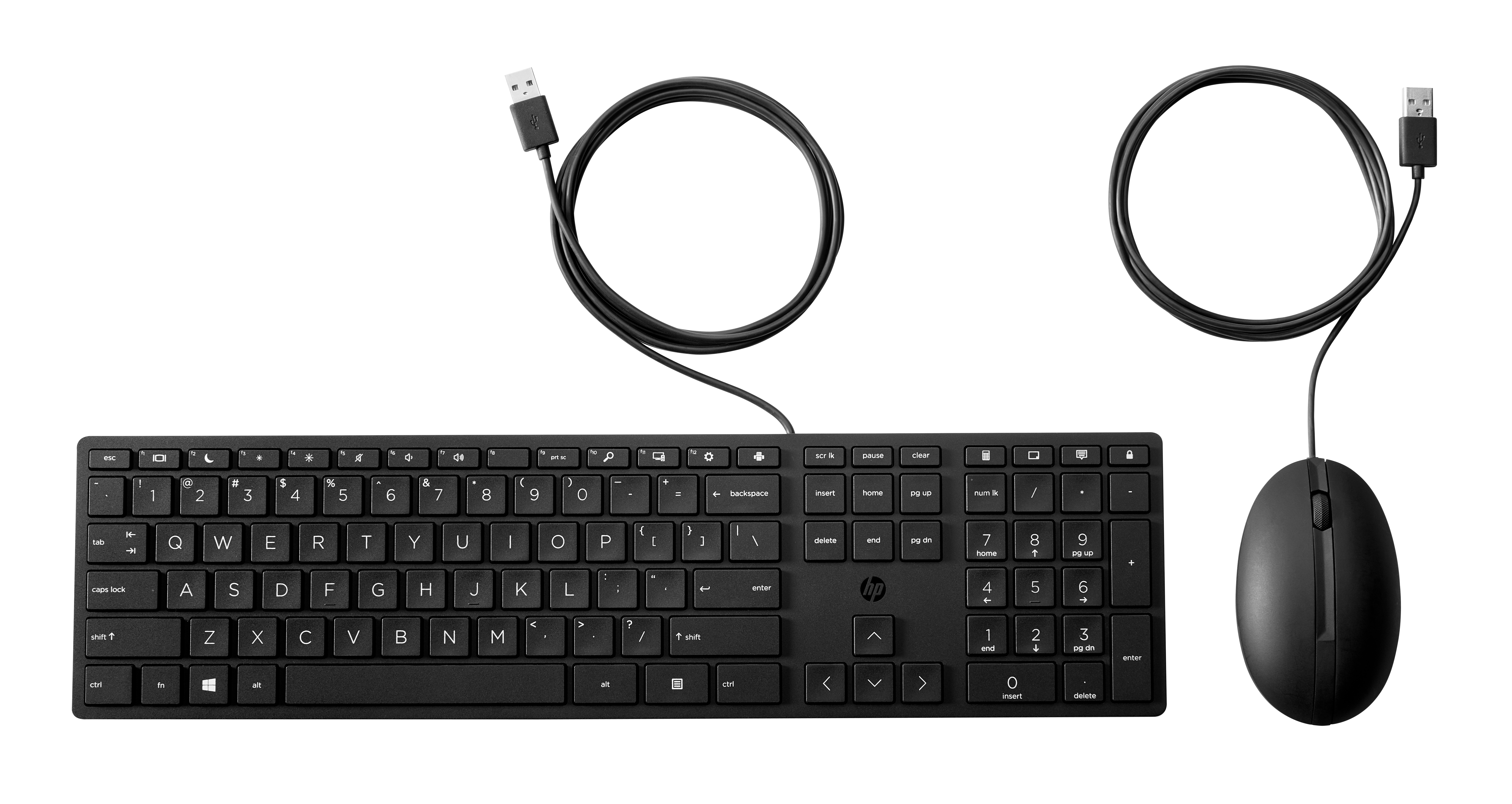 HP 320MK Tastatur Kabelgebunden USB-A Schwarz