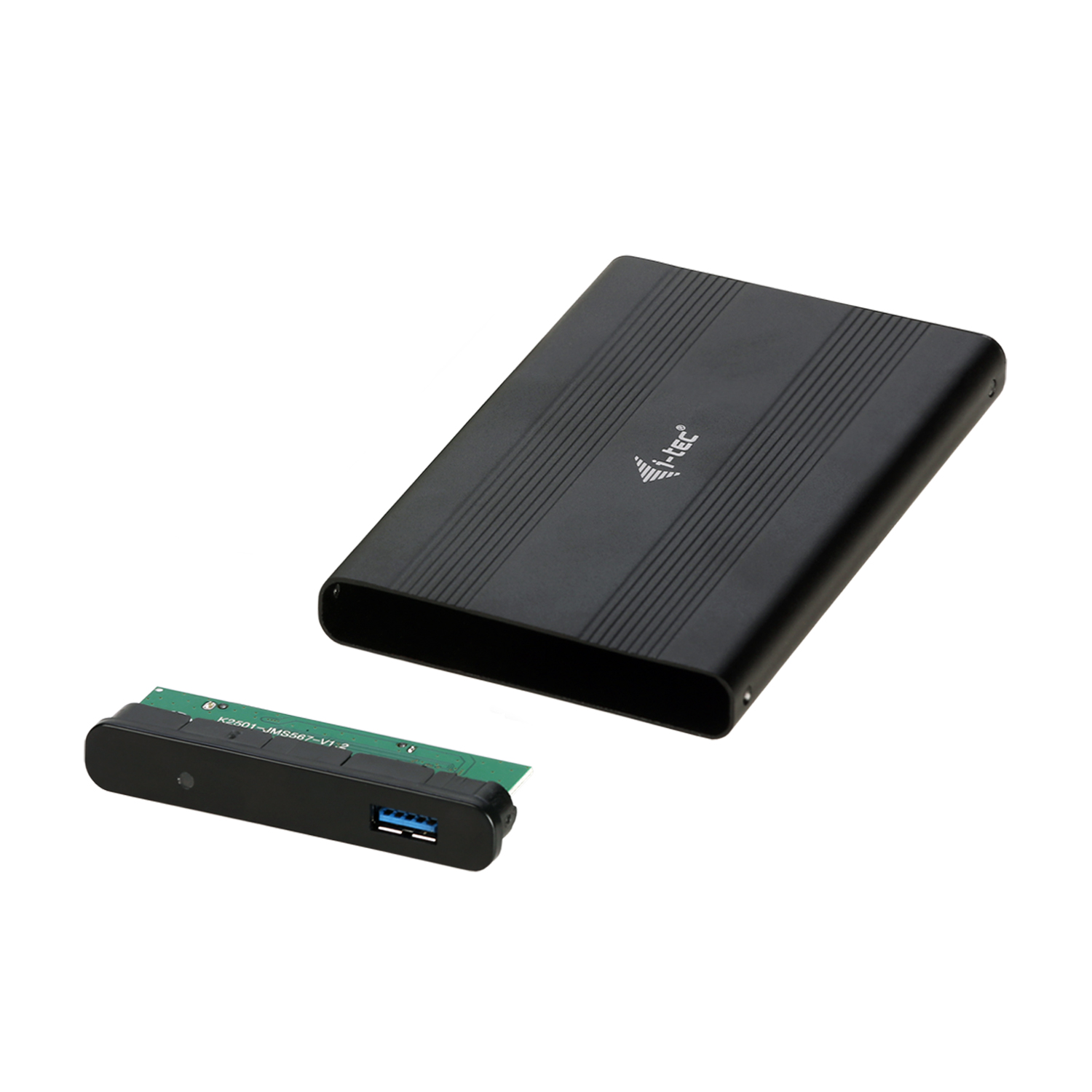 i-tec MySafe AluBasic Advance 2.5 Zoll schwarz