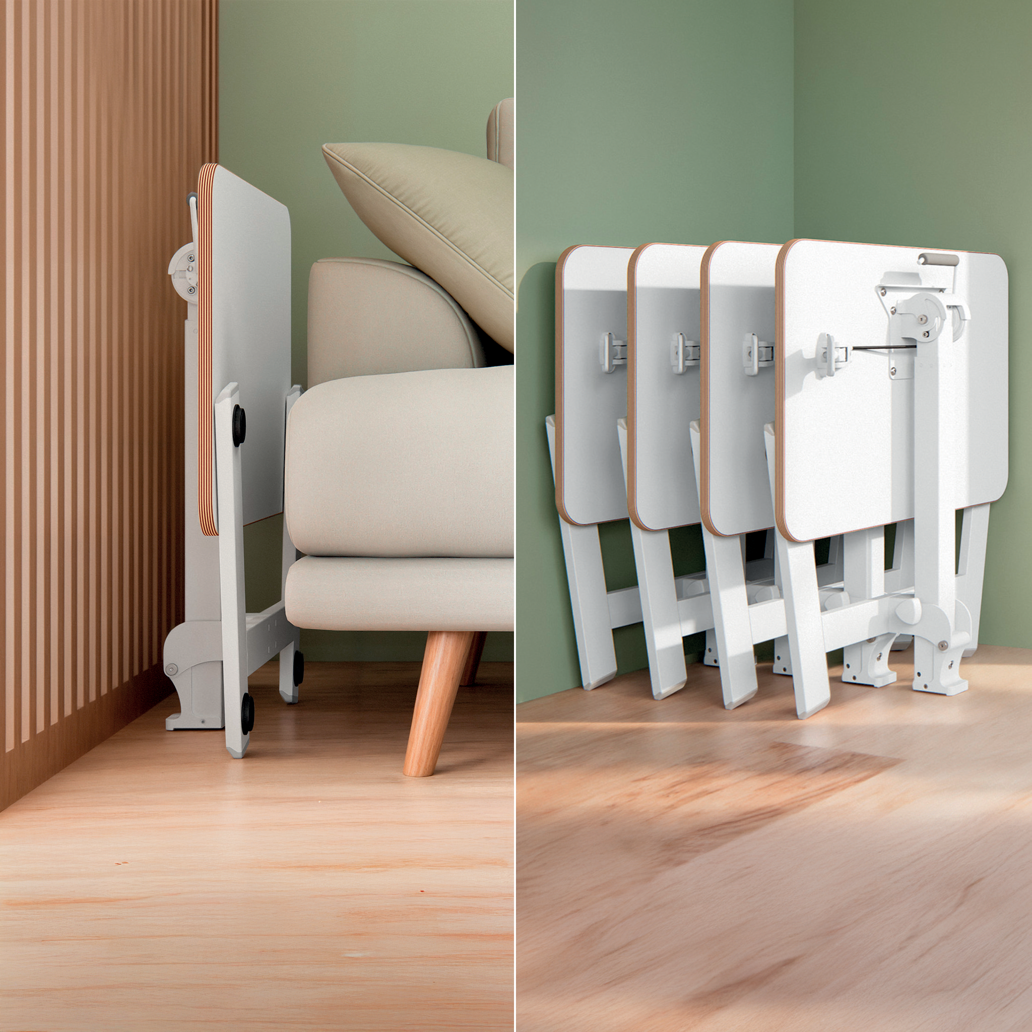 Esselte Leitz Ergo Compact höhenverstellbarer Schreibtisch weiß