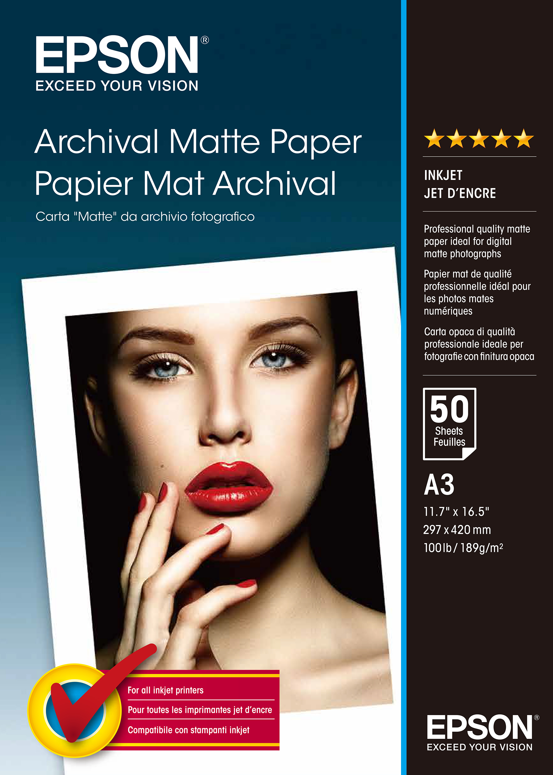 C13S041344 EPSON Archival Papier