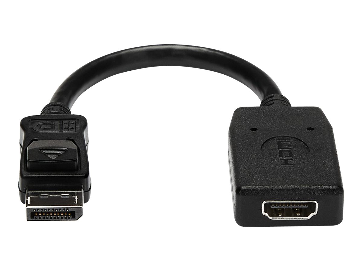 STARTECHCOM DisplayPort auf HDMI Video Adapter Konverter DP zu HDMI mit bis zu 1920x1200 DP HDMI Länge 24cm StBu