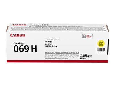 Canon 069H Hohe Ergiebigkeit Gelb Tonerpatrone