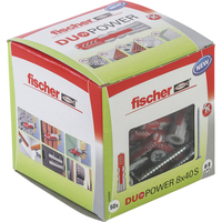 Fischer DUOPOWER 8 x 40 S LD Spreizdübel Beton Metall
