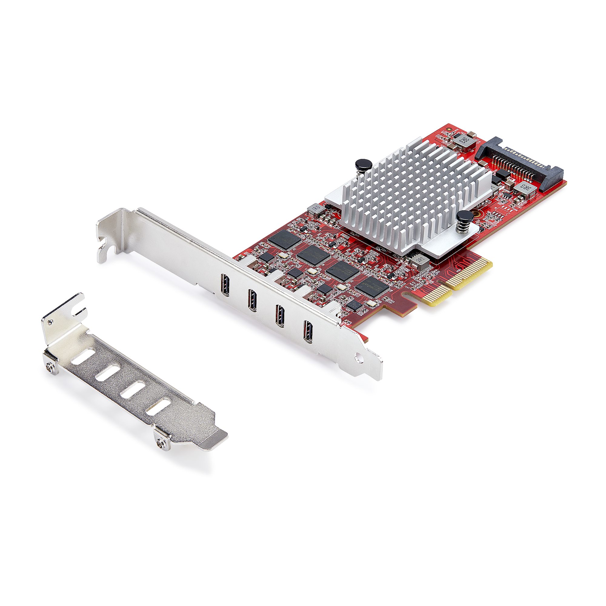 StarTech.com 4-Port USB Type-C PCIe Card USB-C 10Gb 4x Controllers