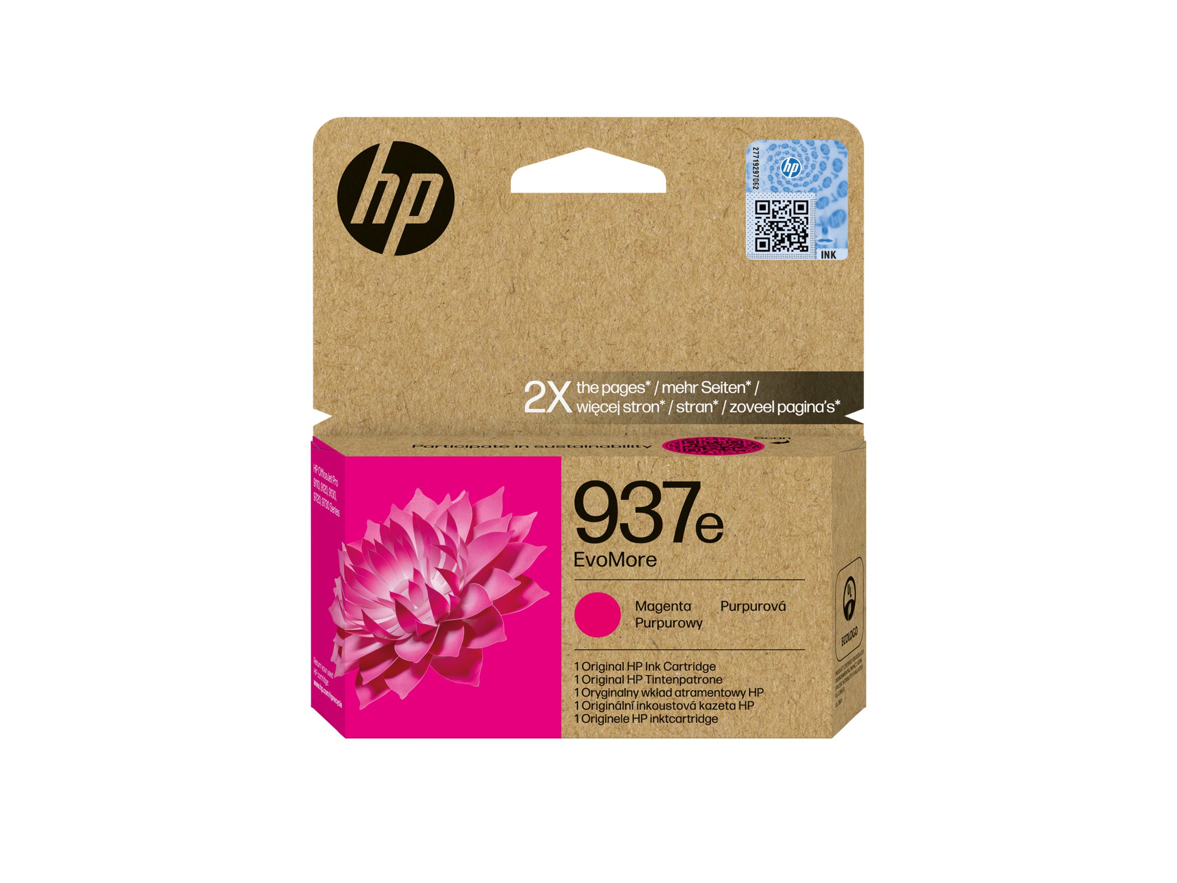 HP 937e EvoMore Magenta