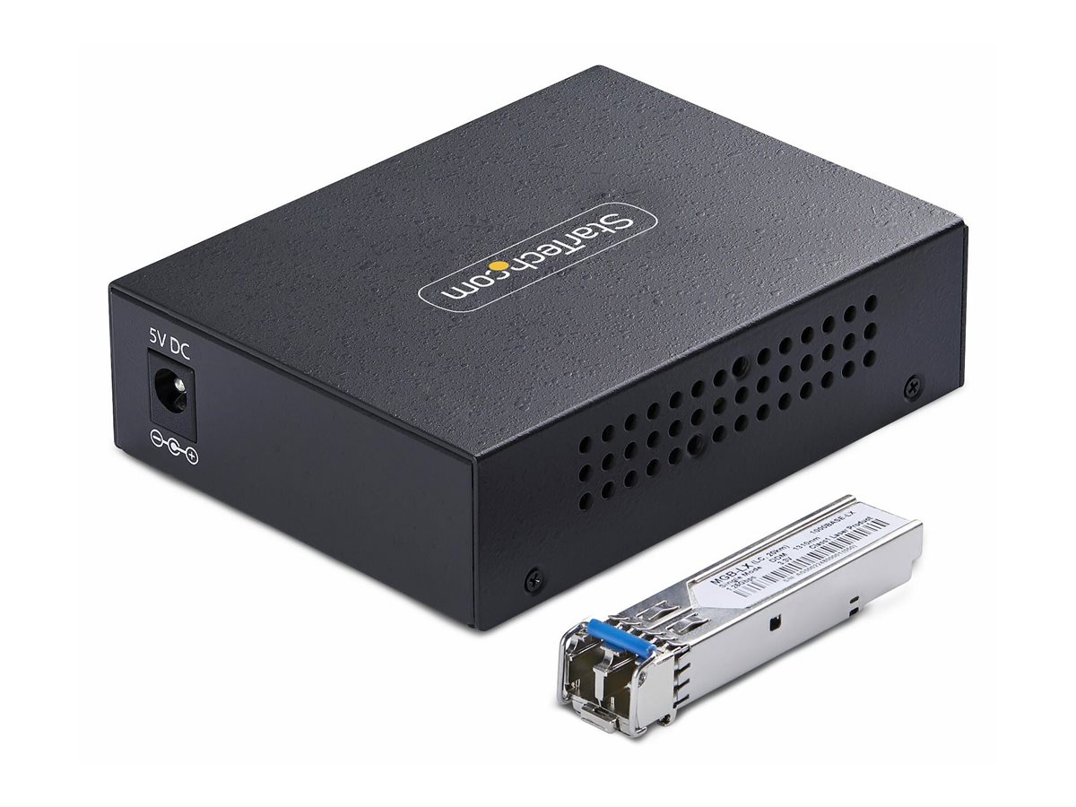 StarTech.com Medienkonverter Gigabit Singlemode SM LC 40 km